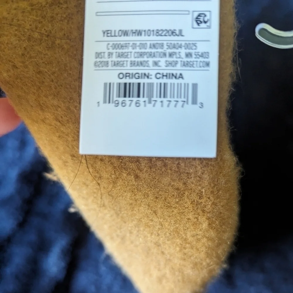 NWT A New Day Wool Brown/Yellow Top Hat